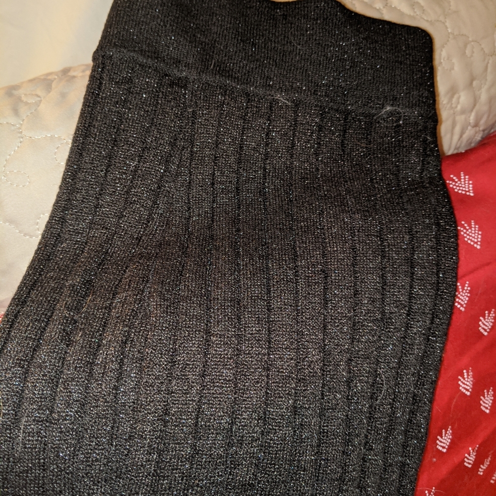 Black Knit Skirt